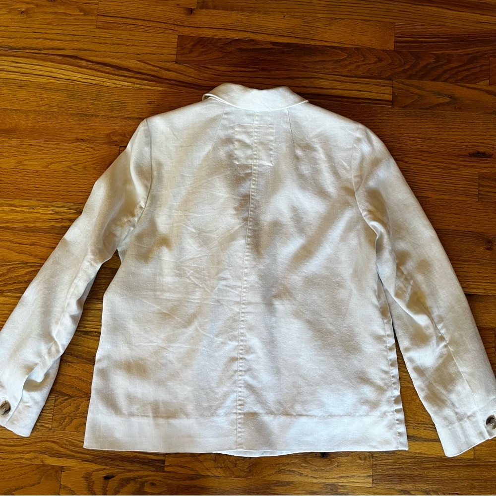 Madewell Off-White Patch Pocket Blazer - image 4
